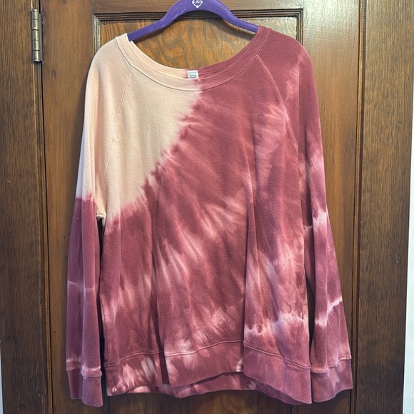 Old Navy Sweaters - Old Navy Pink Tie Dye Long Sleeve Sweatshirt
